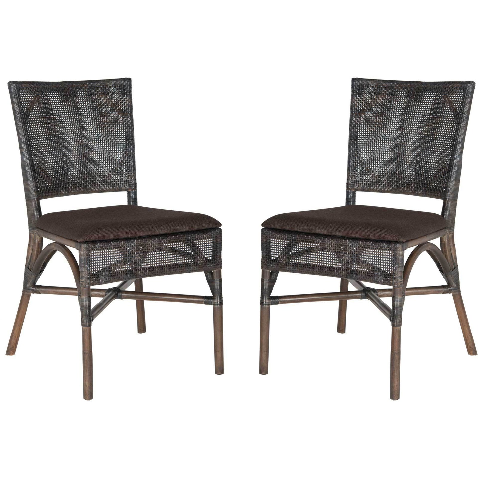 Carla Rattan Side Chair (Set of 2)