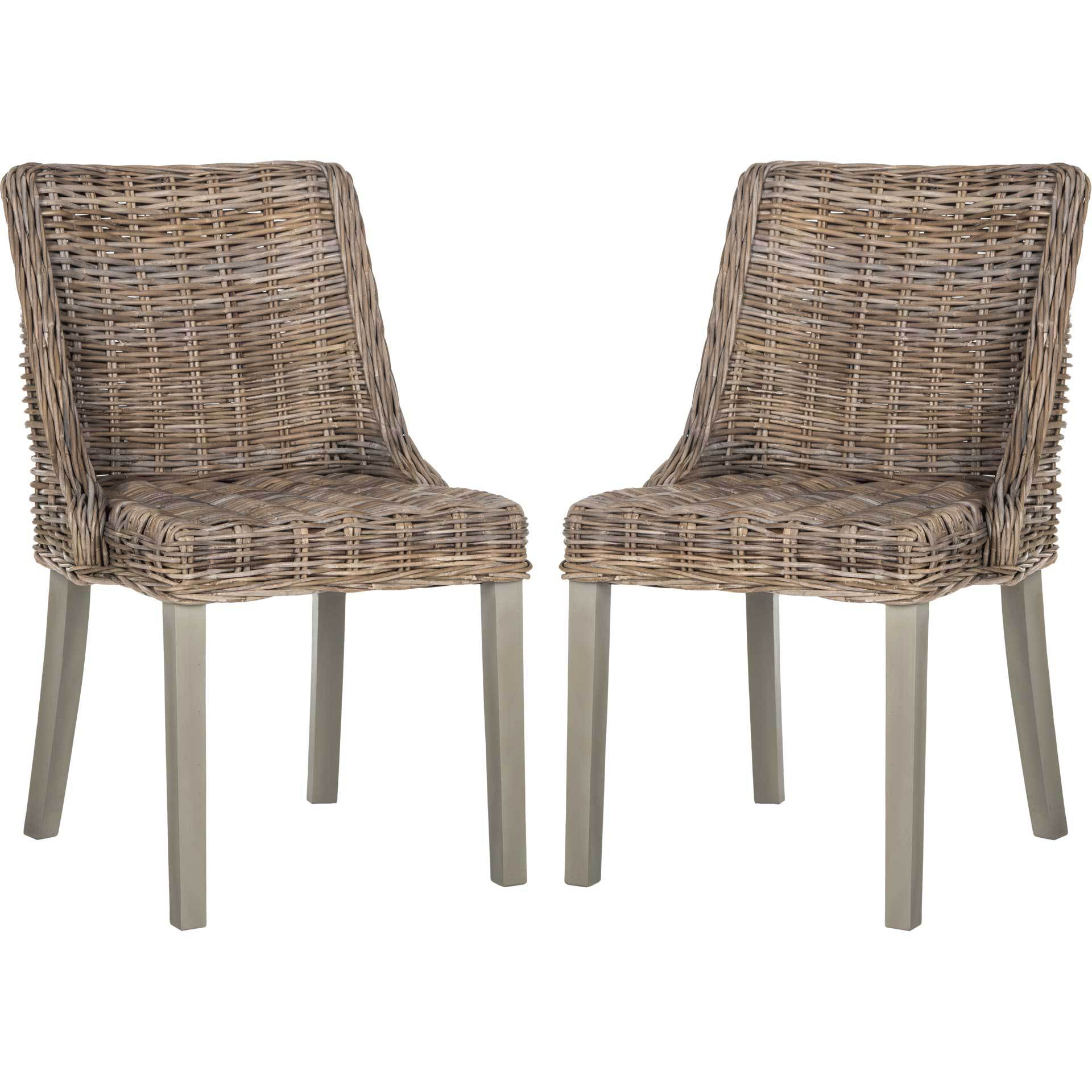 Carlos Wicker Dining Chair (Set of 2)
