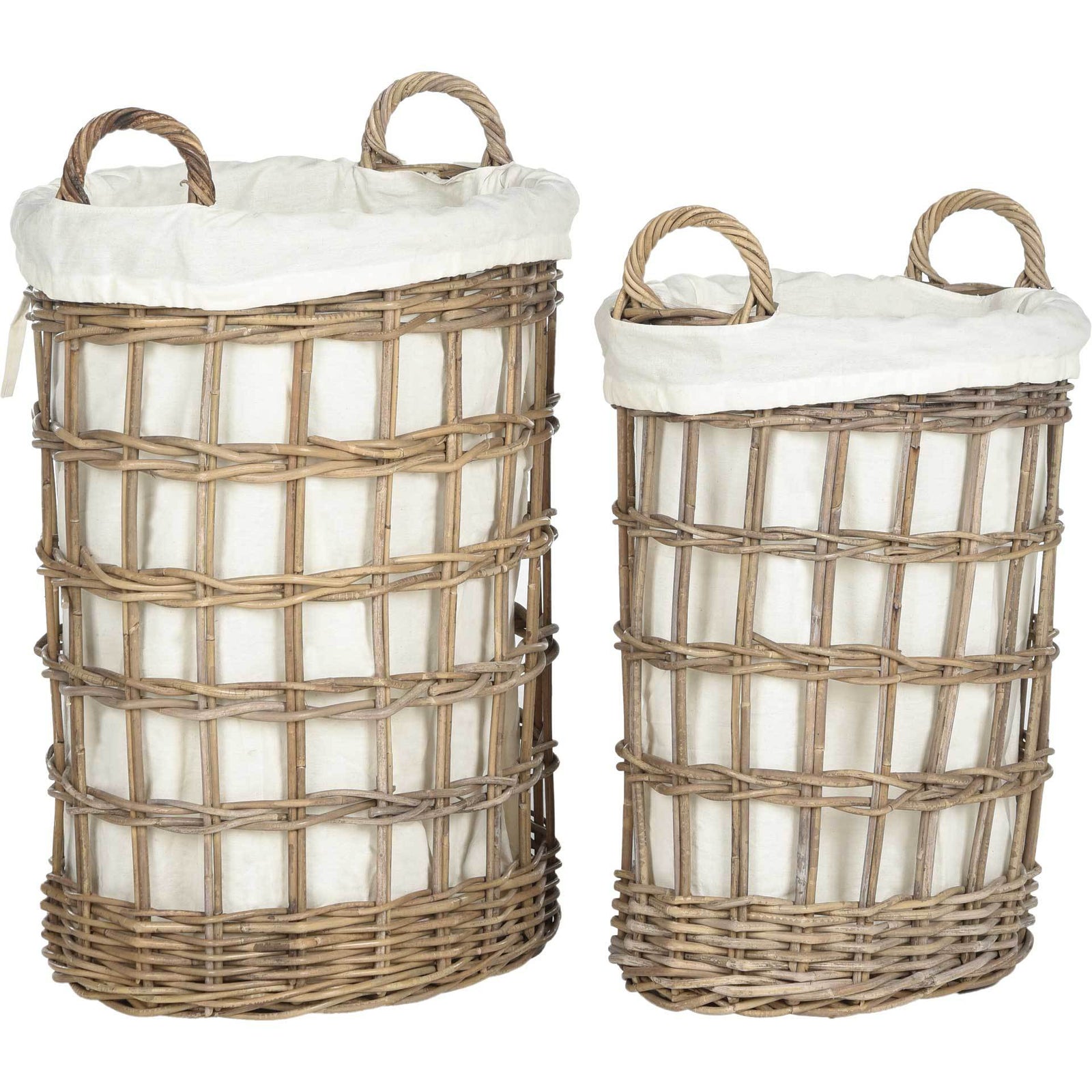 Adrien Wicker Storage Hamper
