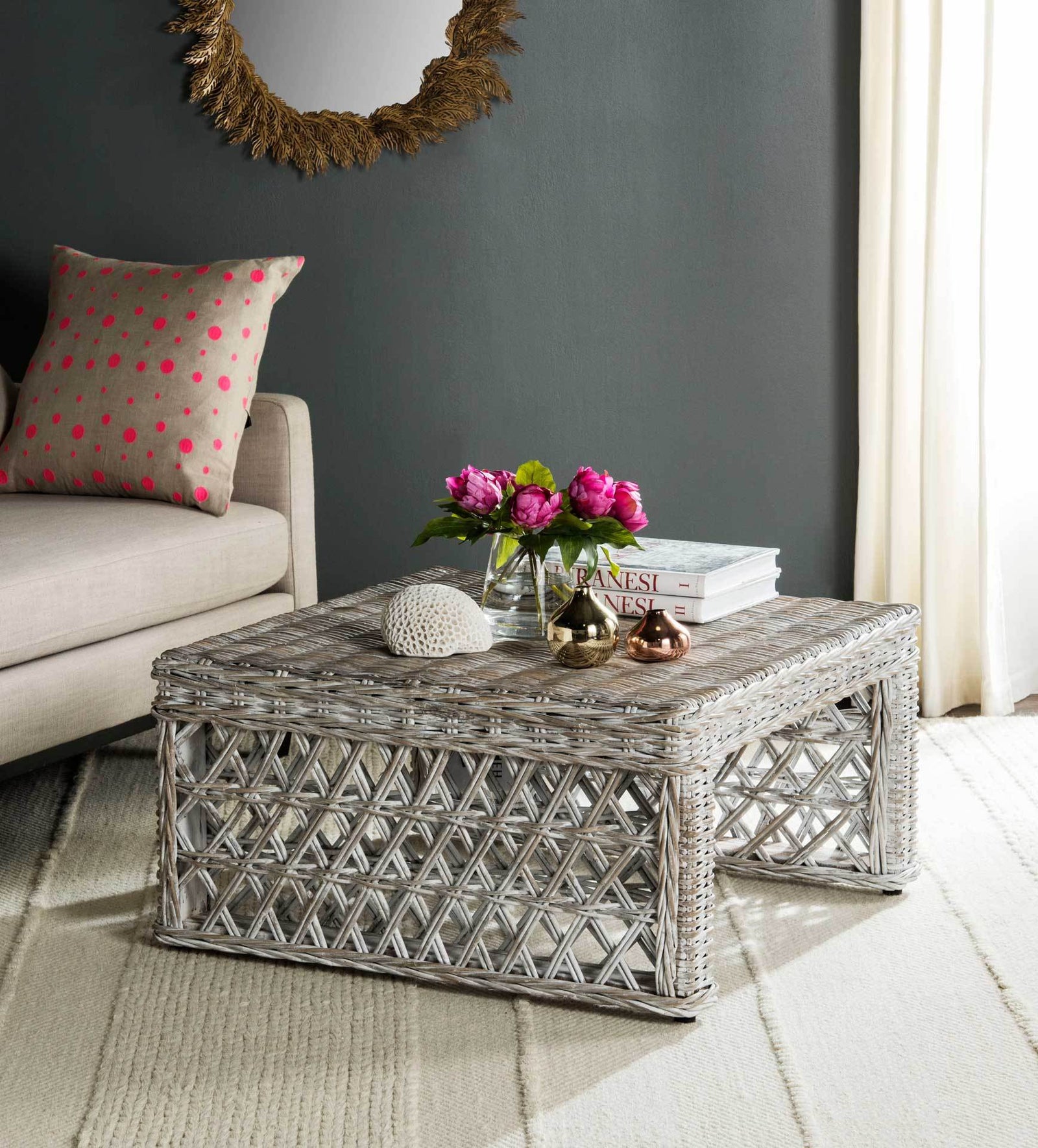 Shayla Wicker Coffee Table