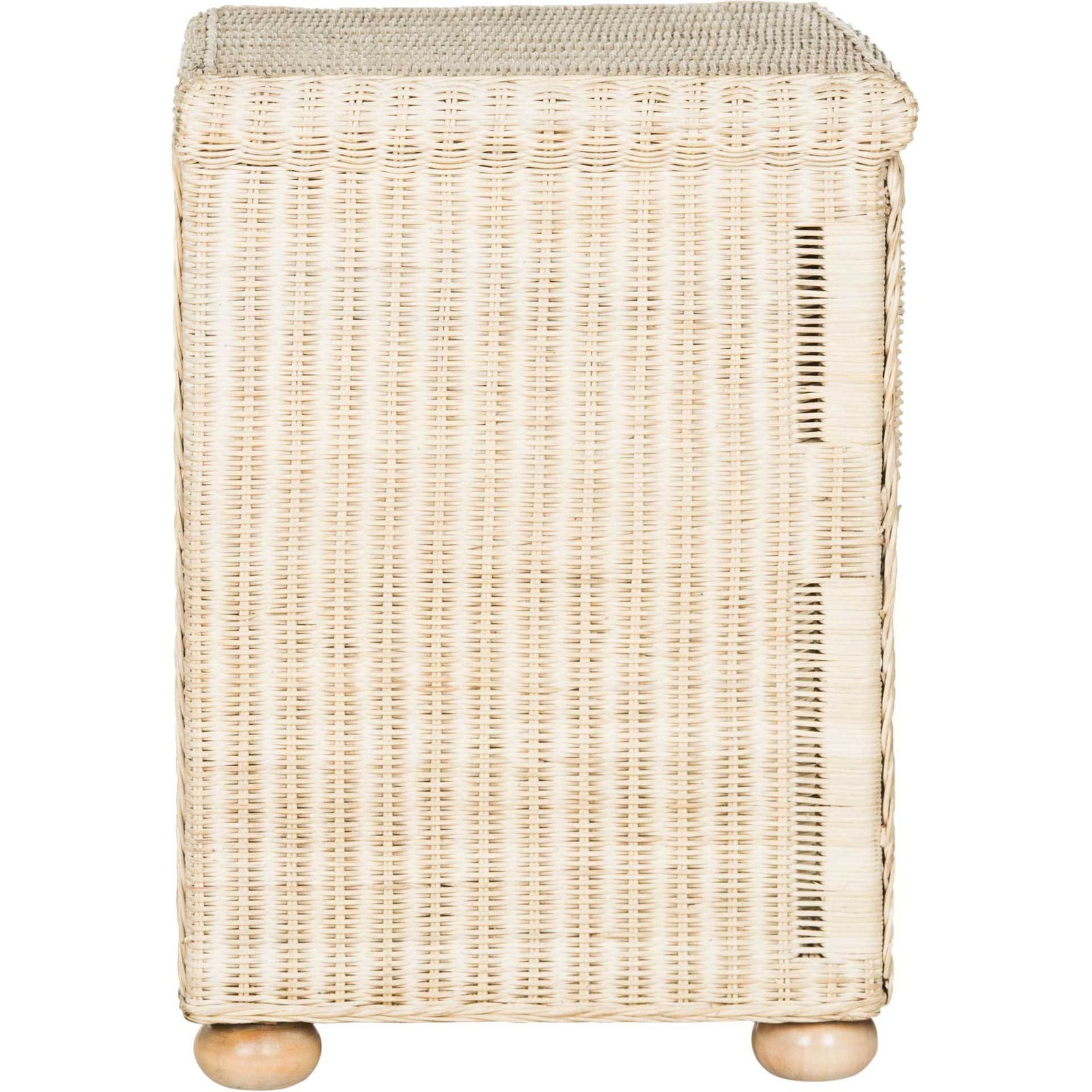 Addison Natural White Wash Wicker Nightstand