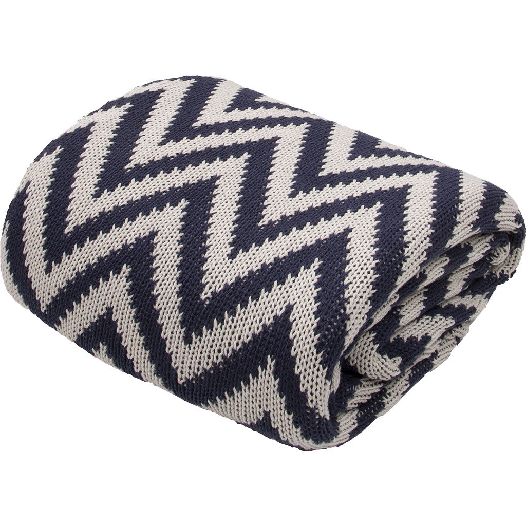 Serin Black Iris/White Swan Throw