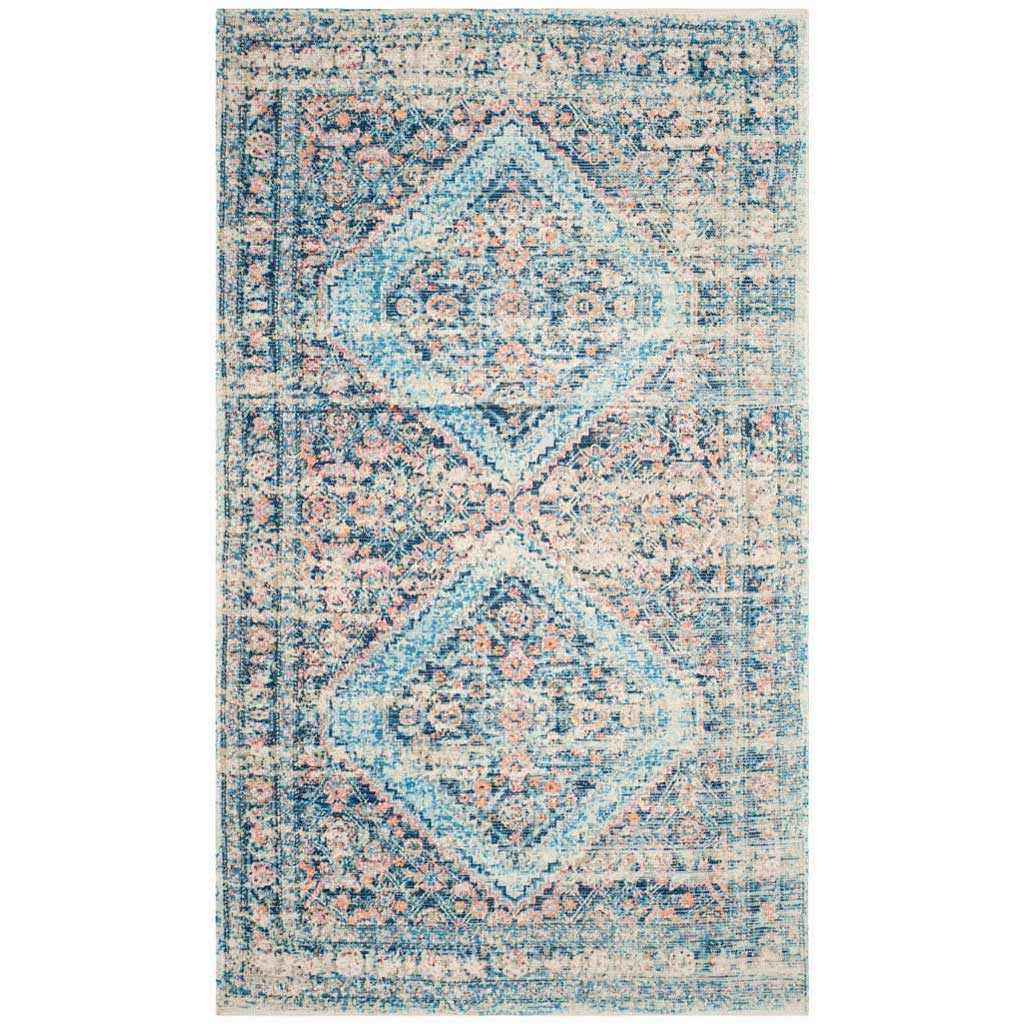 Saffron Blue/Turquoise Area Rug - Froy.com