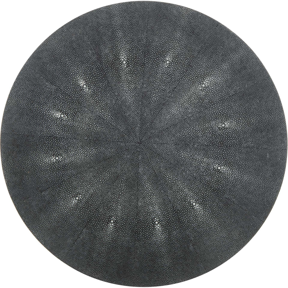 Digress Faux Shagreen End Table Black