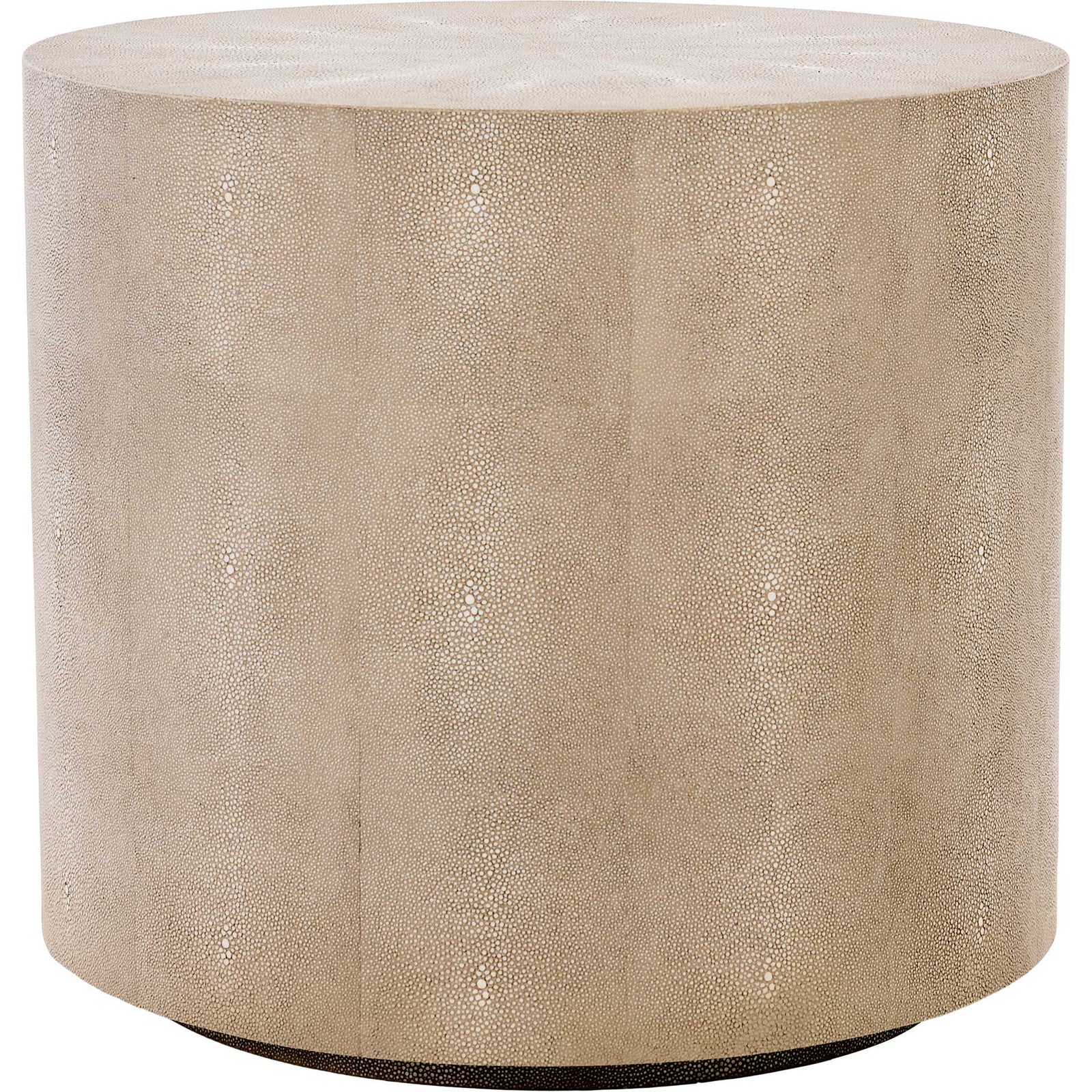 Digress Faux Shagreen End Table Natural