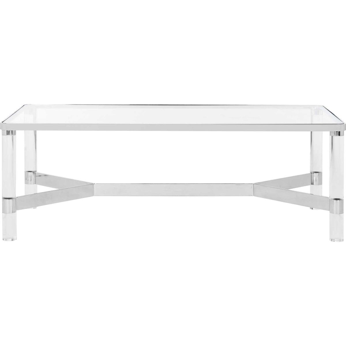 Subira Acrylic Coffee Table Silver