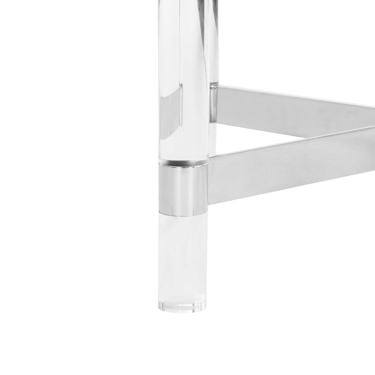 Subira Acrylic Coffee Table Silver