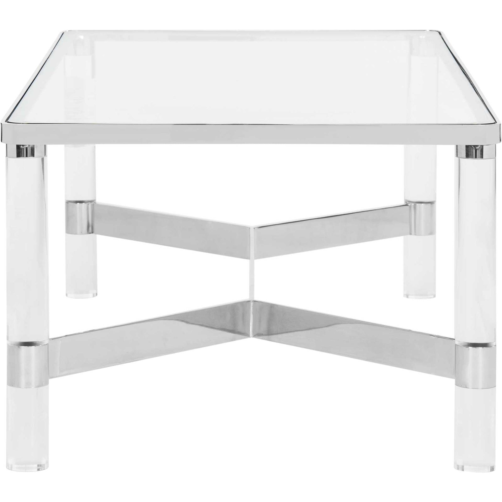 Subira Acrylic Coffee Table Silver