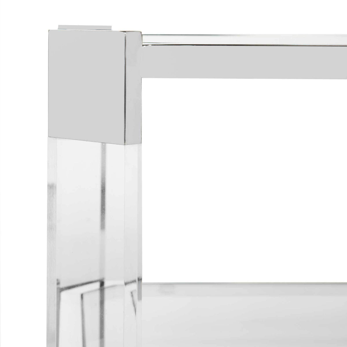 Giada Coffee Table Silver / Clear