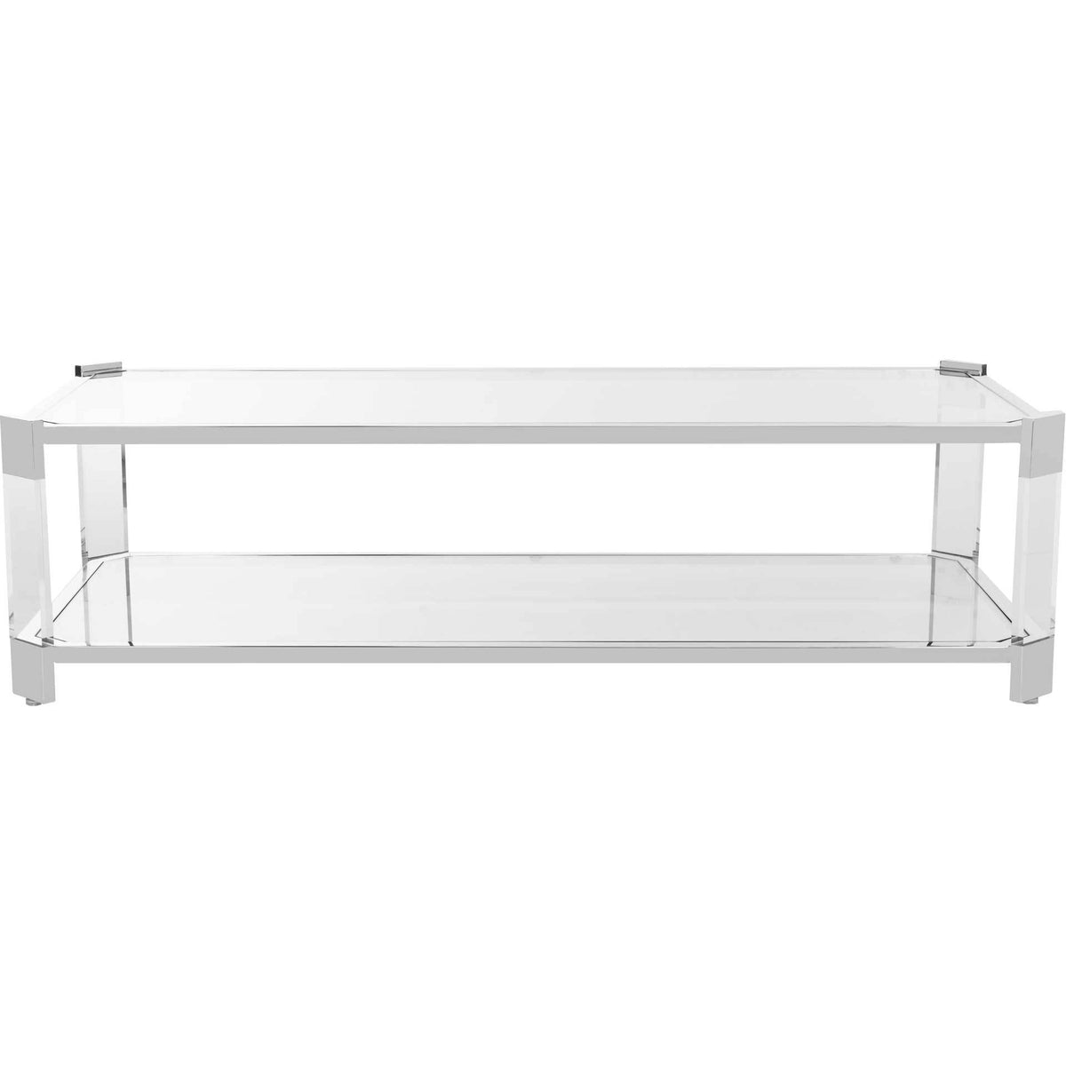 Giada Coffee Table Silver / Clear