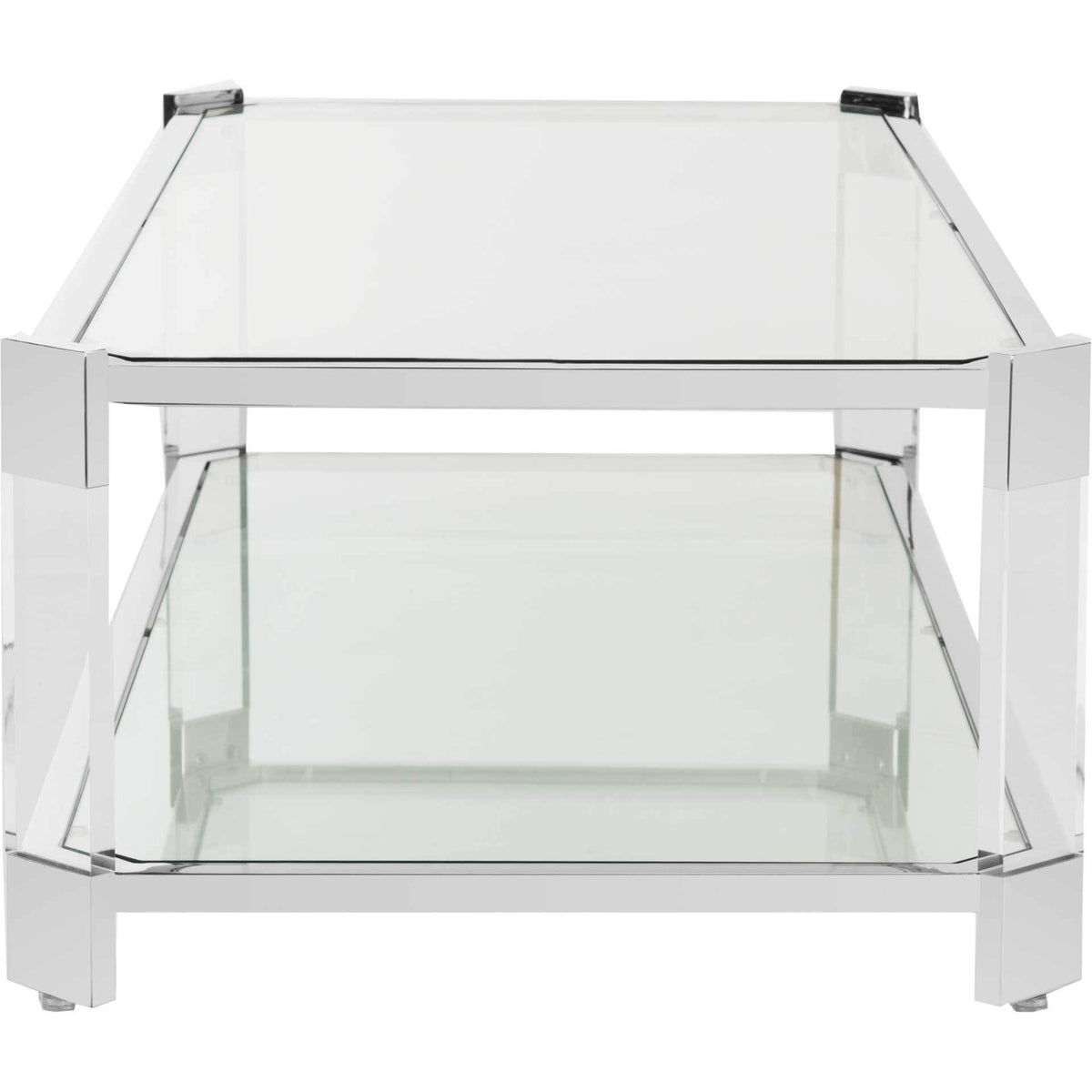 Giada Coffee Table Silver / Clear