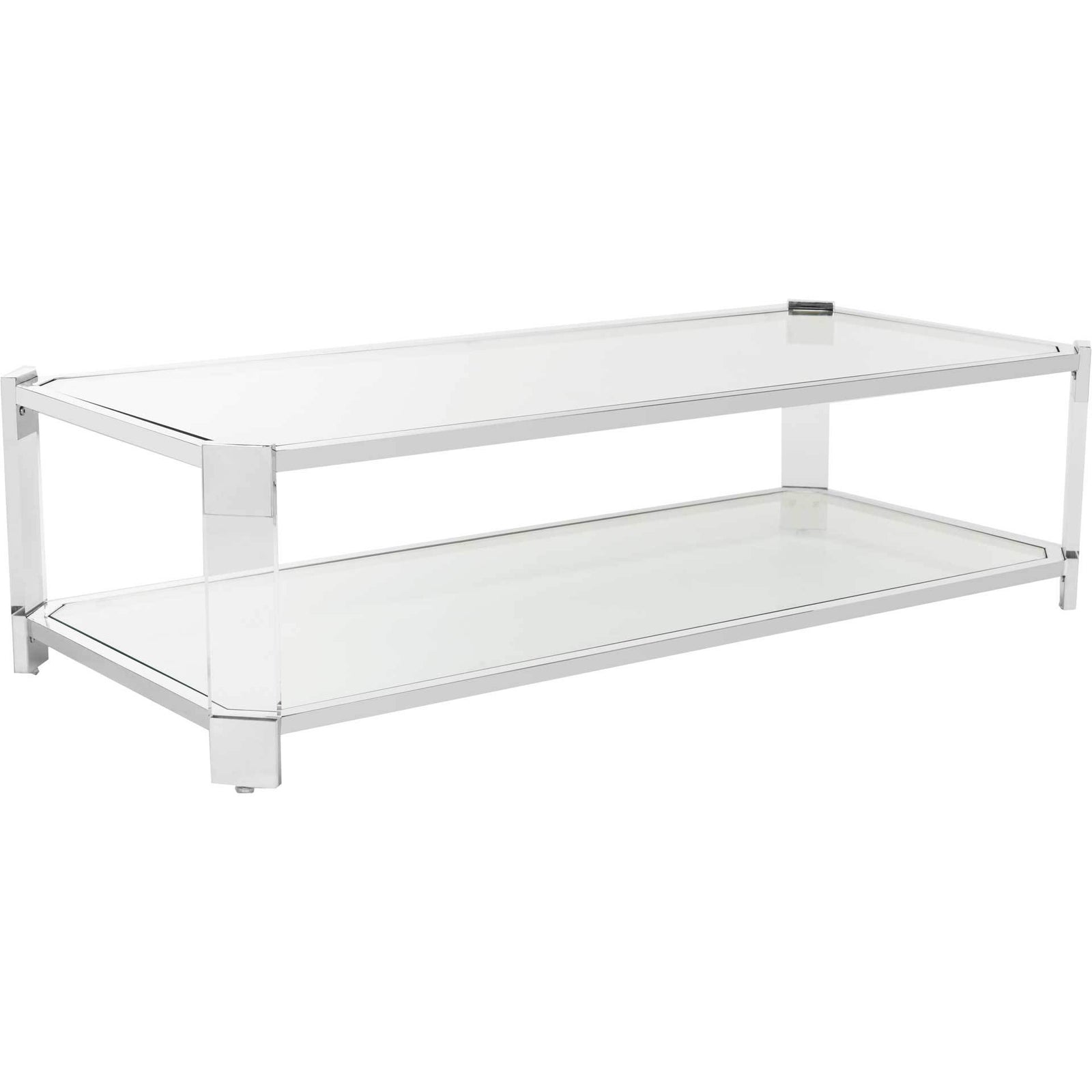 Giada Coffee Table Silver / Clear