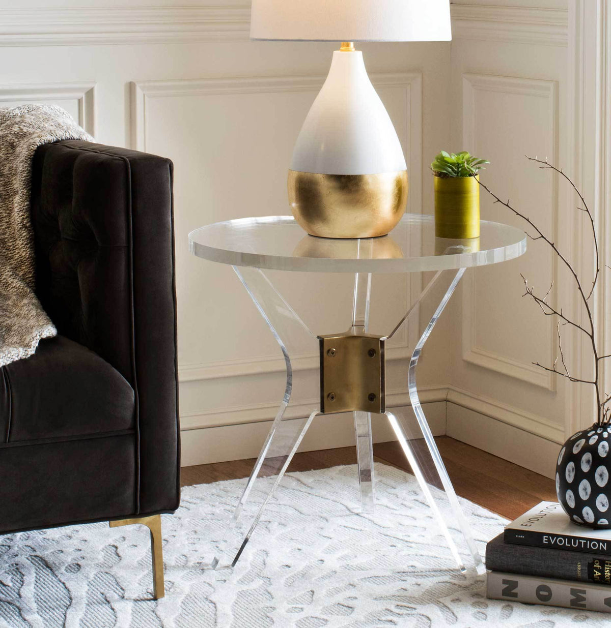 Wendy Acrylic End Table
