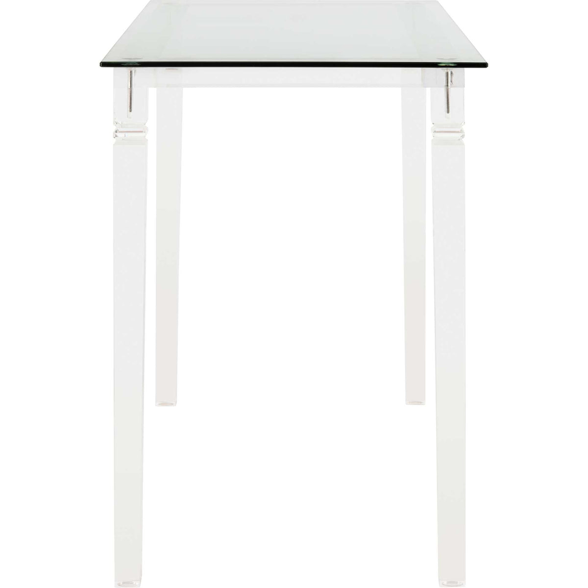 Amish Acrylic Side Table Clear