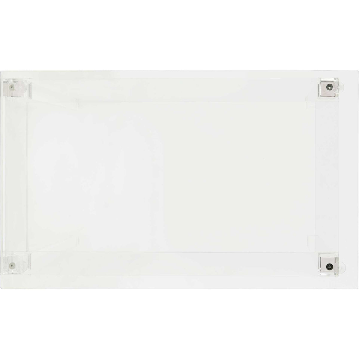 Amish Acrylic Side Table Clear