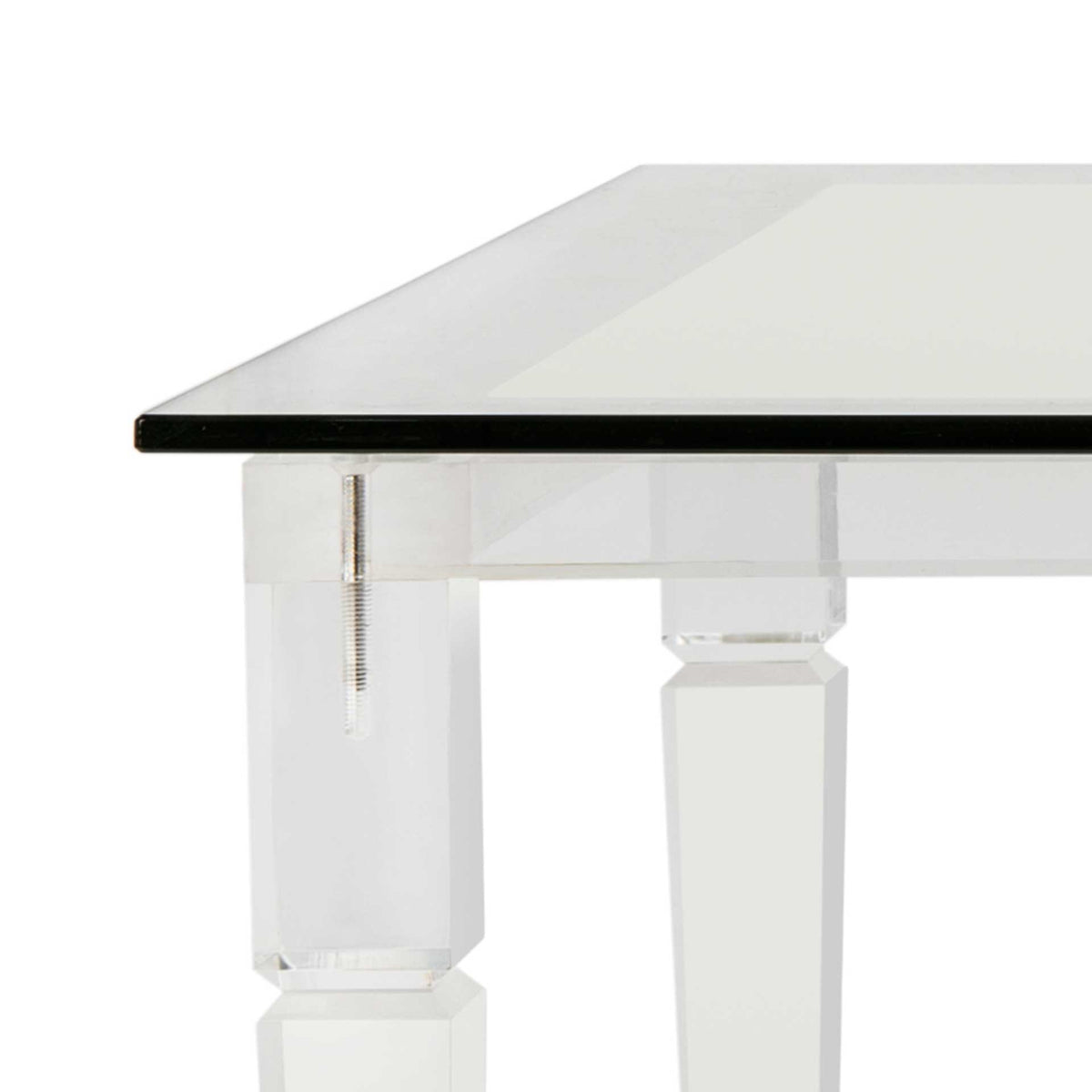 Amish Acrylic Coffee Table Clear