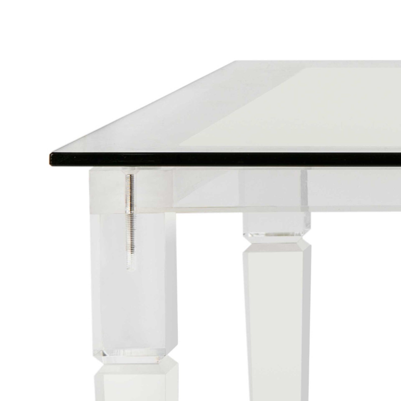 Amish Acrylic Coffee Table Clear