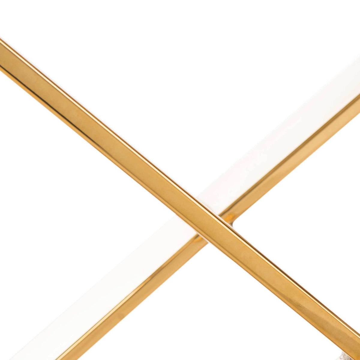 Yoali Side Table White/Gold