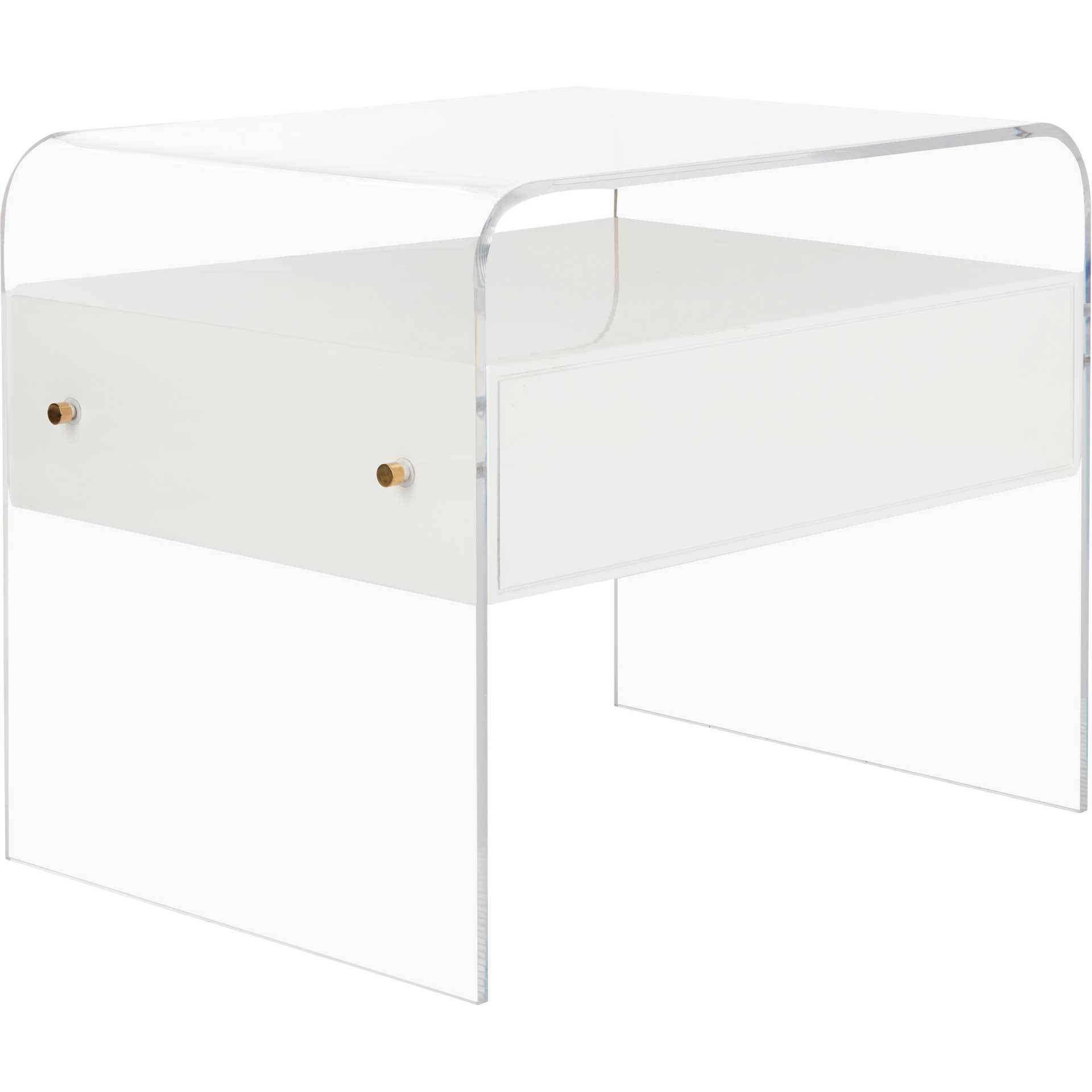 Deon Lucite Side Table