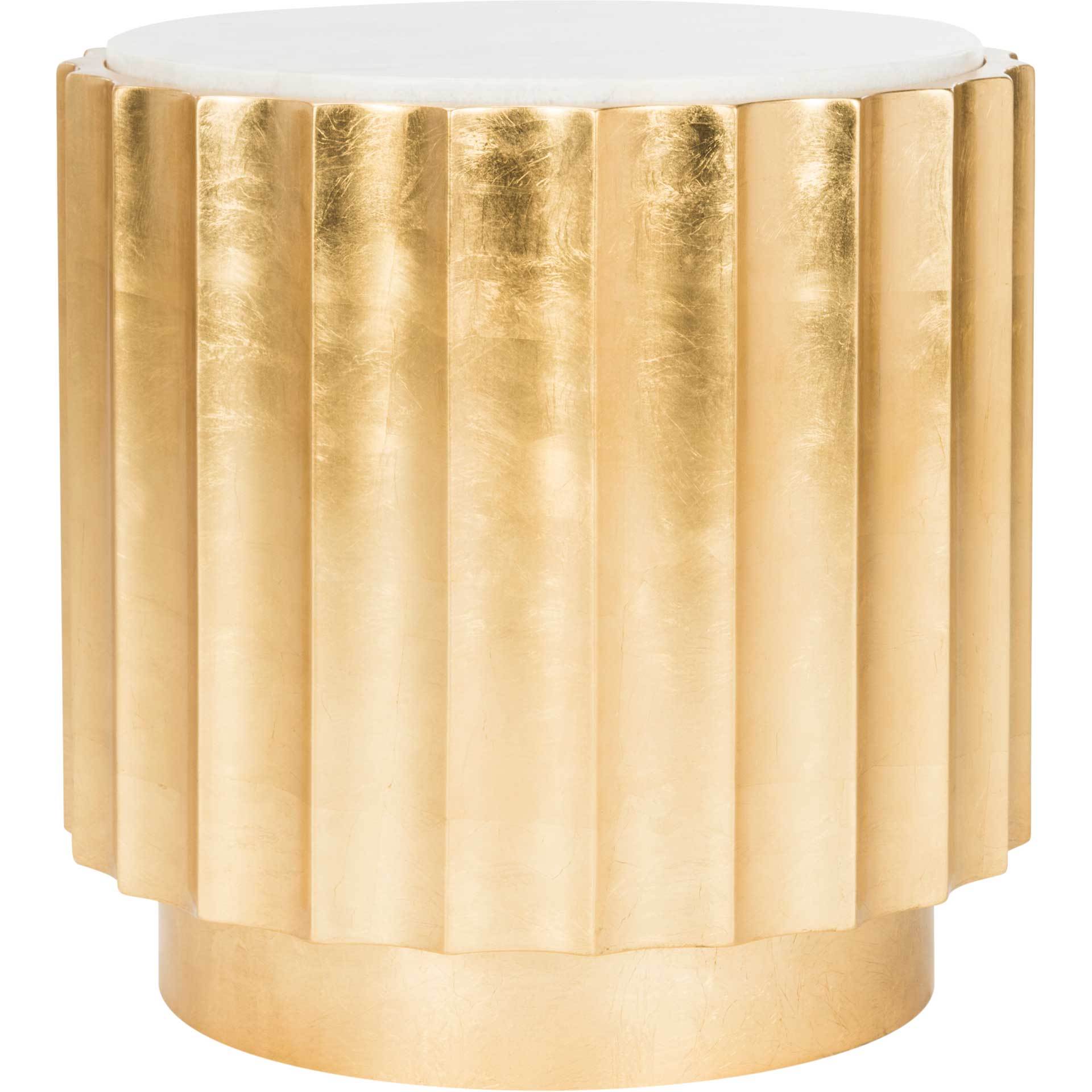 Elvis Gold Side Table