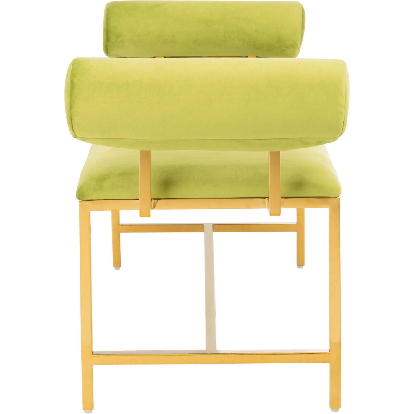 Julius Modern Bench Key Lime/Gold - Froy.com