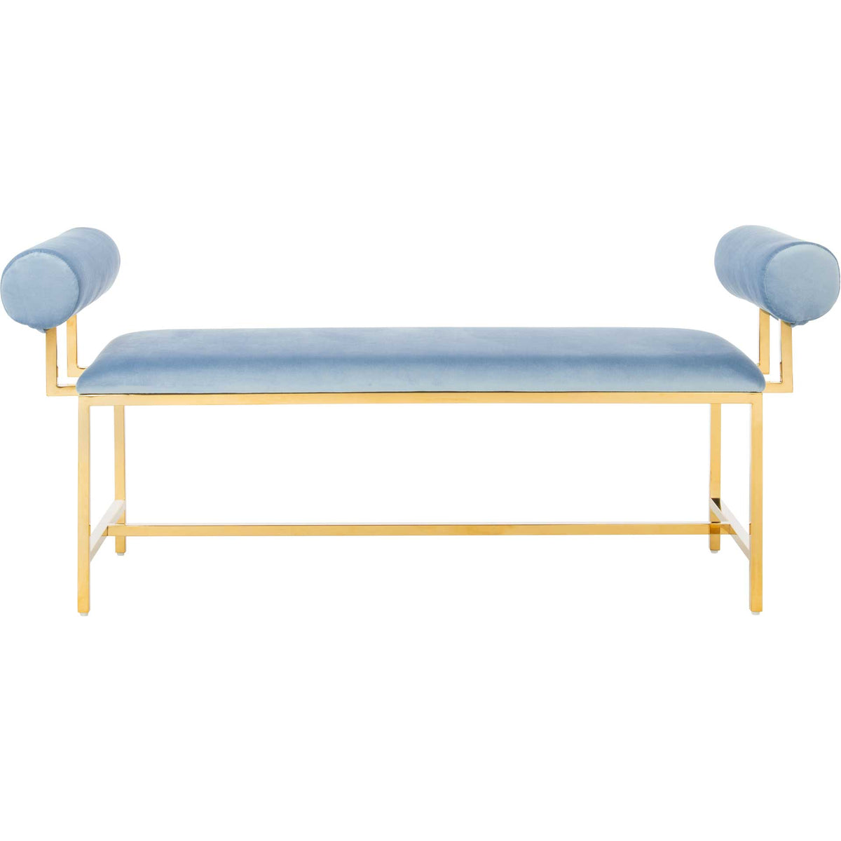 Julius Modern Bench Sky/Gold