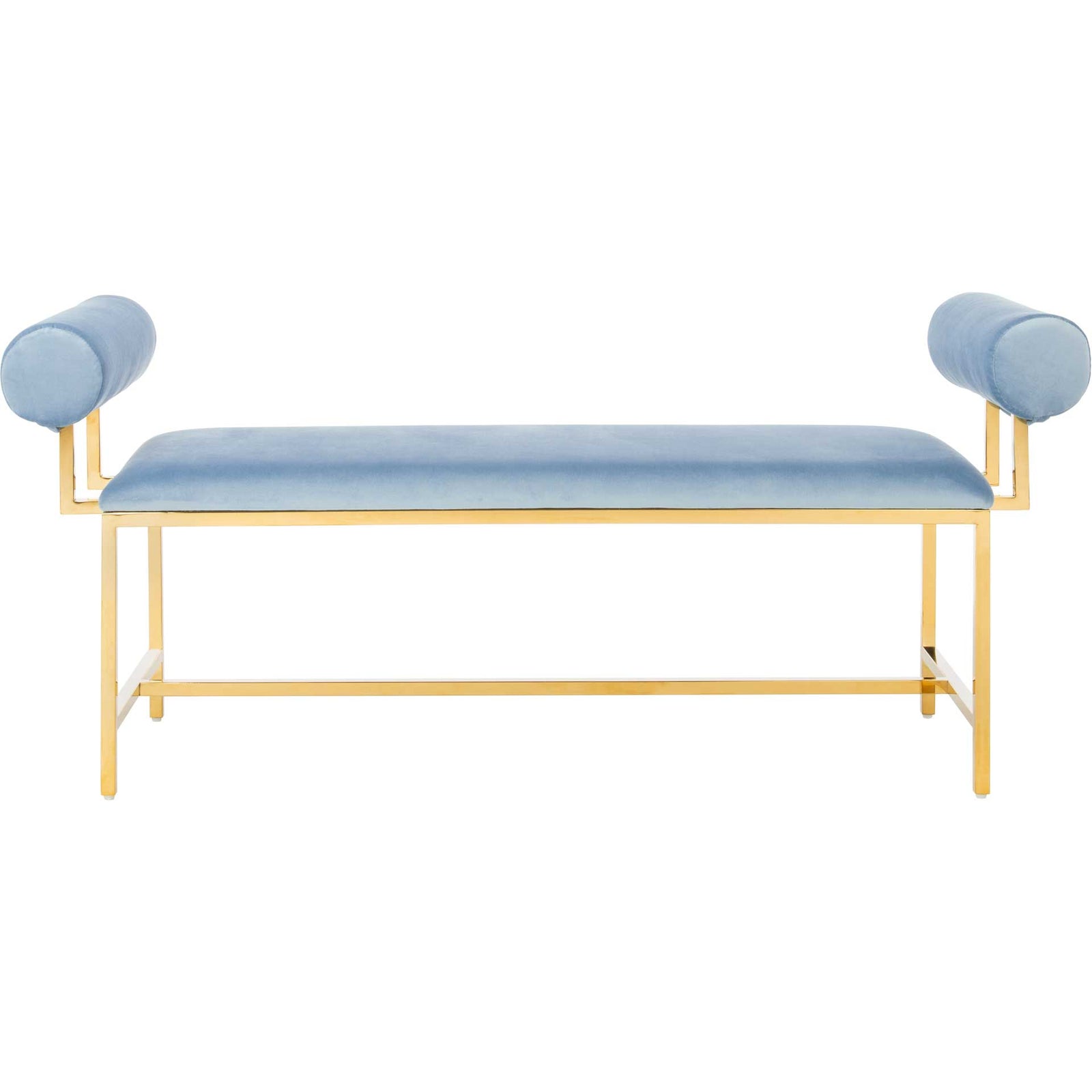 Julius Modern Bench Sky/Gold