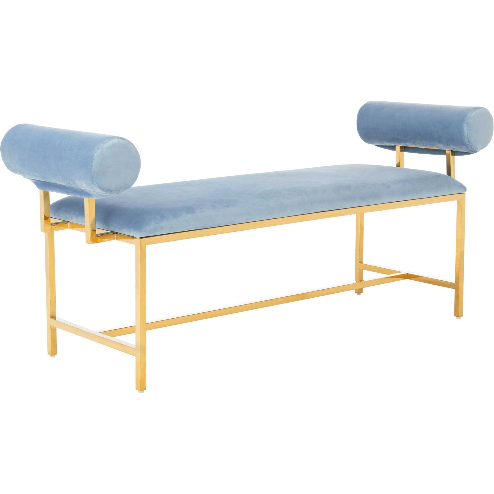Julius Modern Bench Sky/Gold