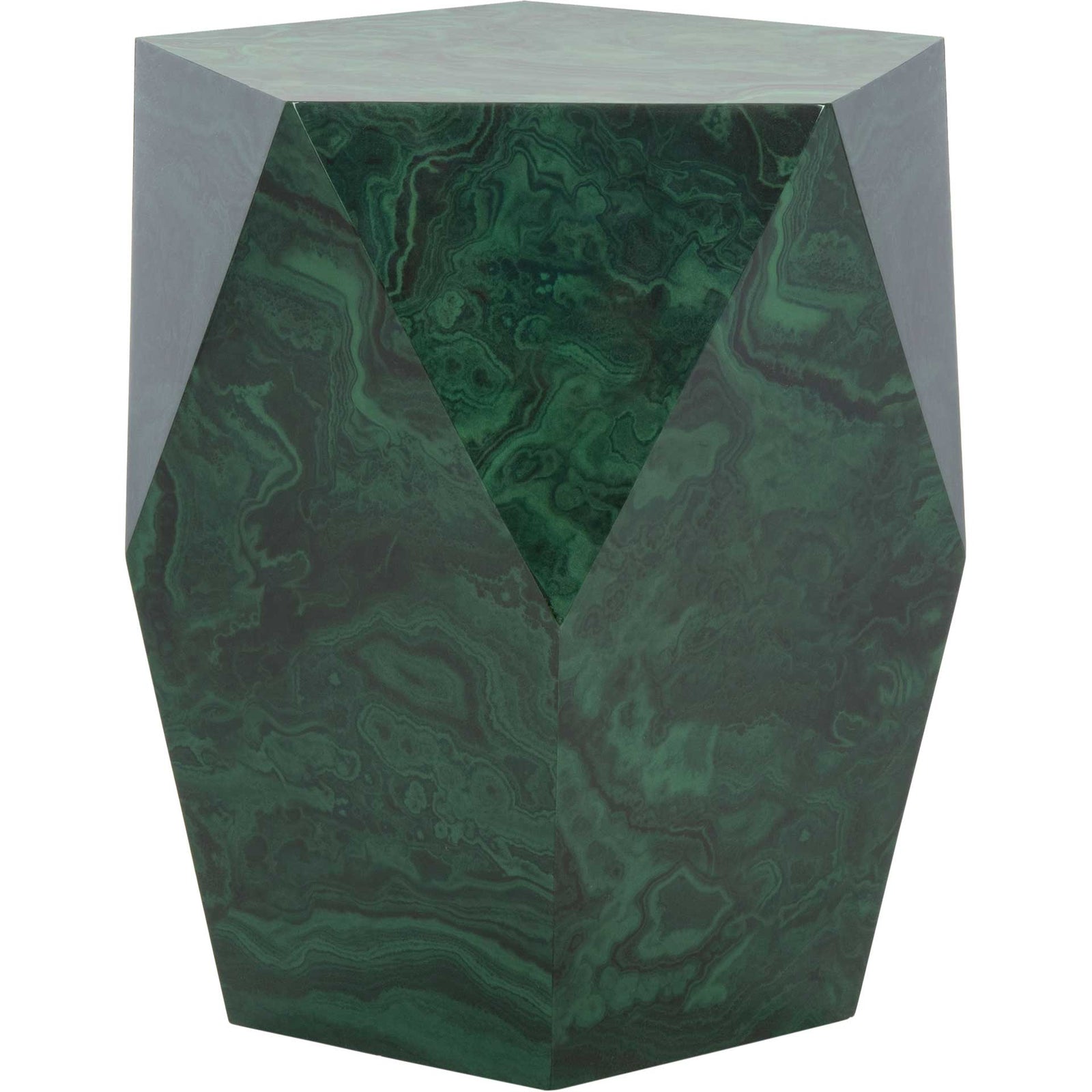 Velora Malachite End Table Jade