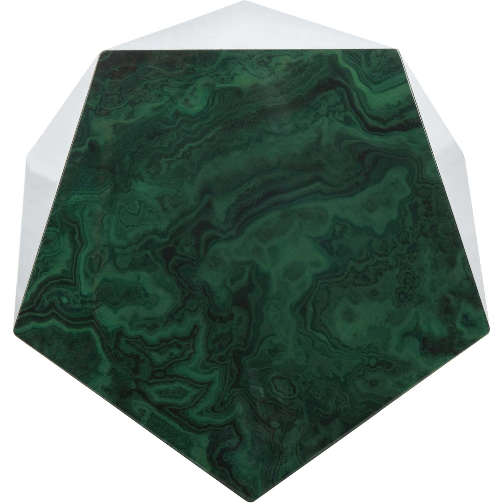 Velora Malachite End Table Jade