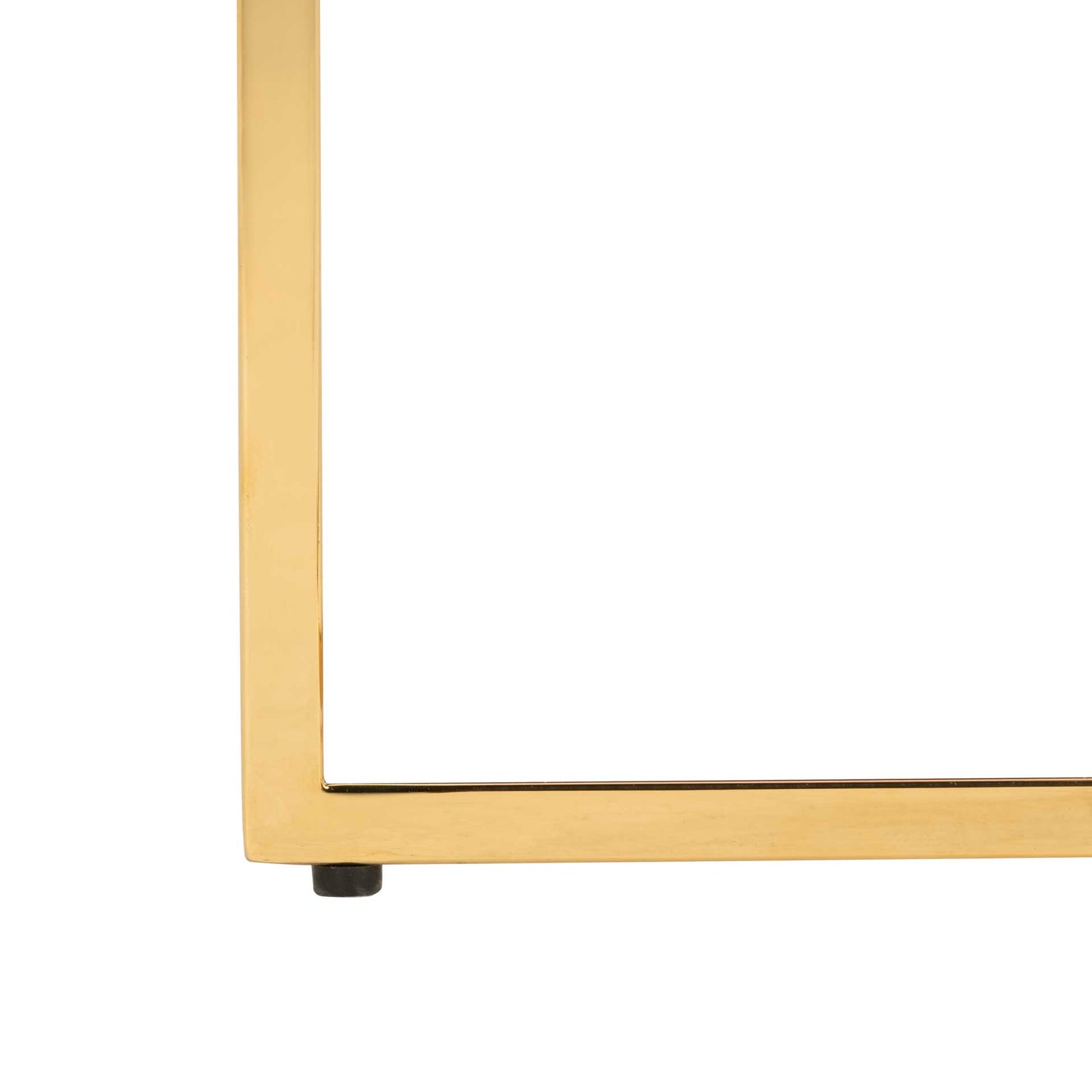 Placido Tall Round Acrylic End Table Amethyst/Gold