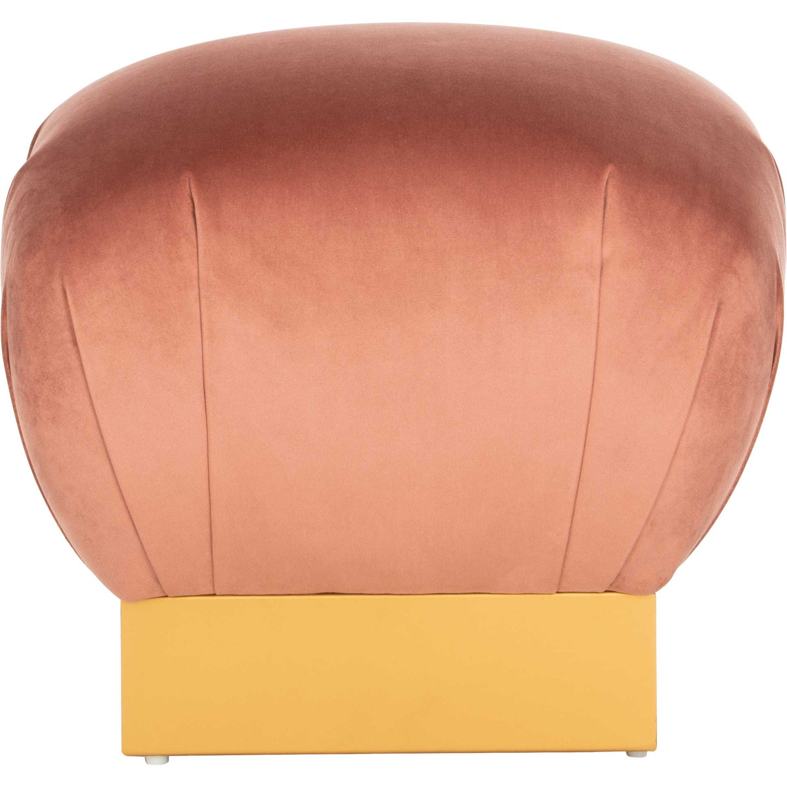 Opal Tulip Ottoman Dusty Rose/Gold
