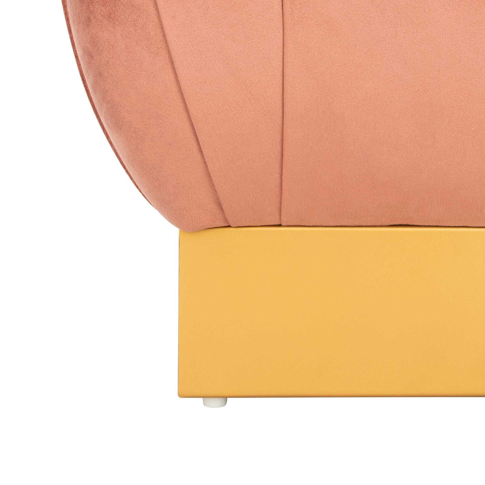 Opal Tulip Ottoman Dusty Rose/Gold