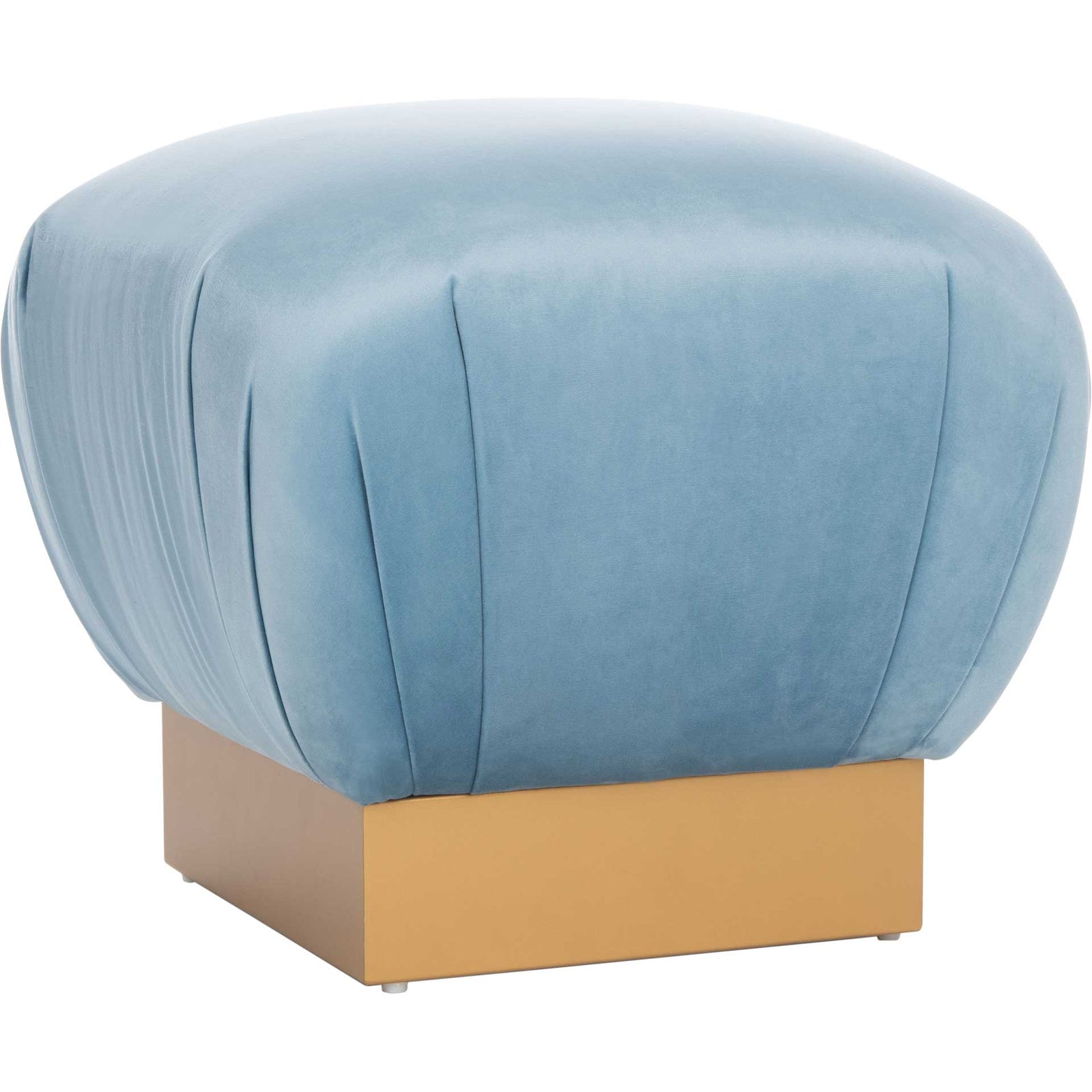 Opal Tulip Ottoman Sky/Gold