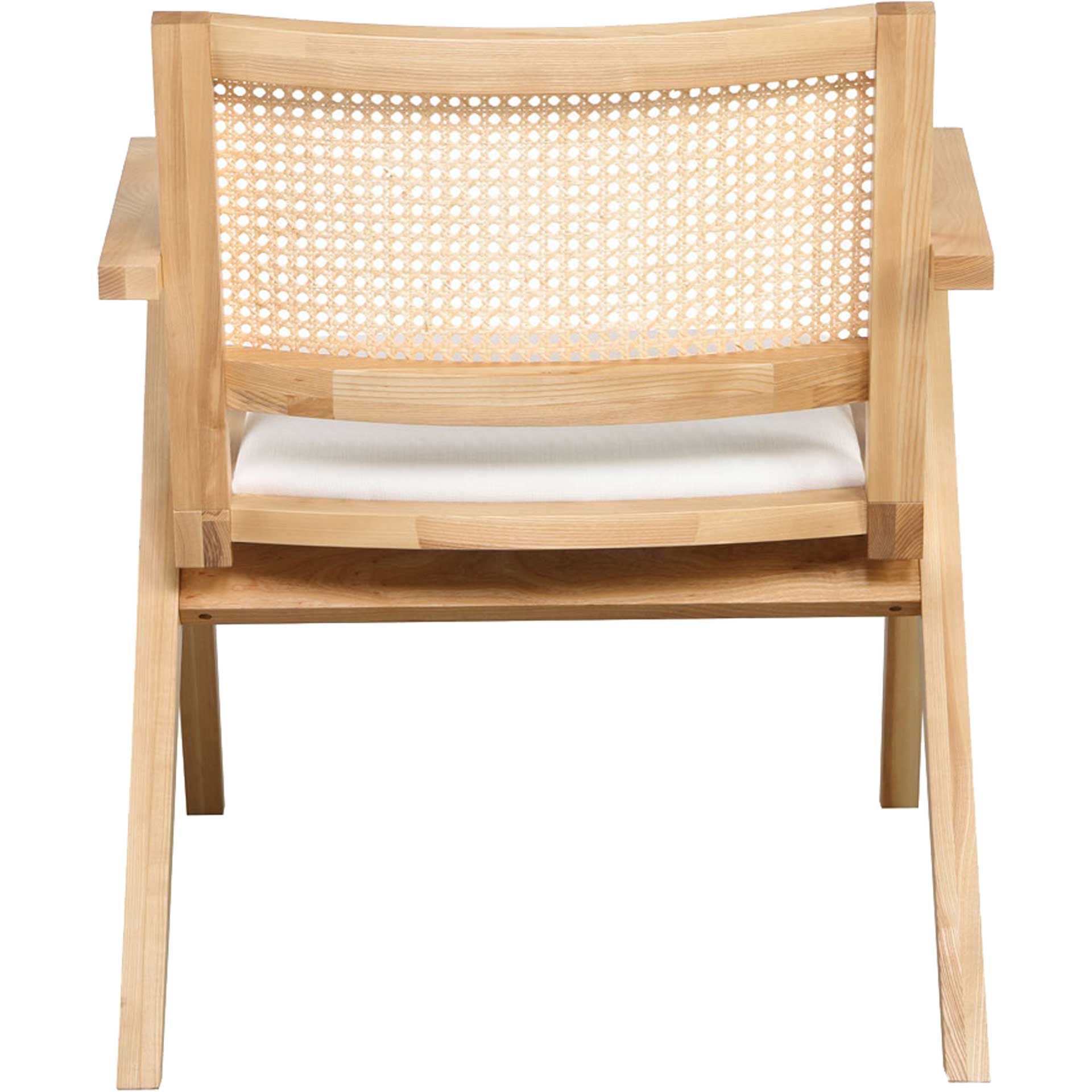Kral Rattan Accent Chair Natural/White