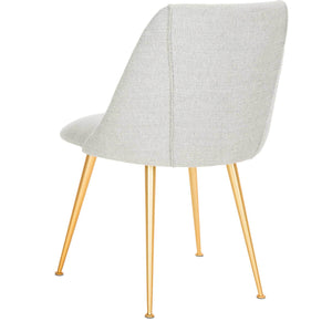 Forrest Side Chair Light Gray/Gold
