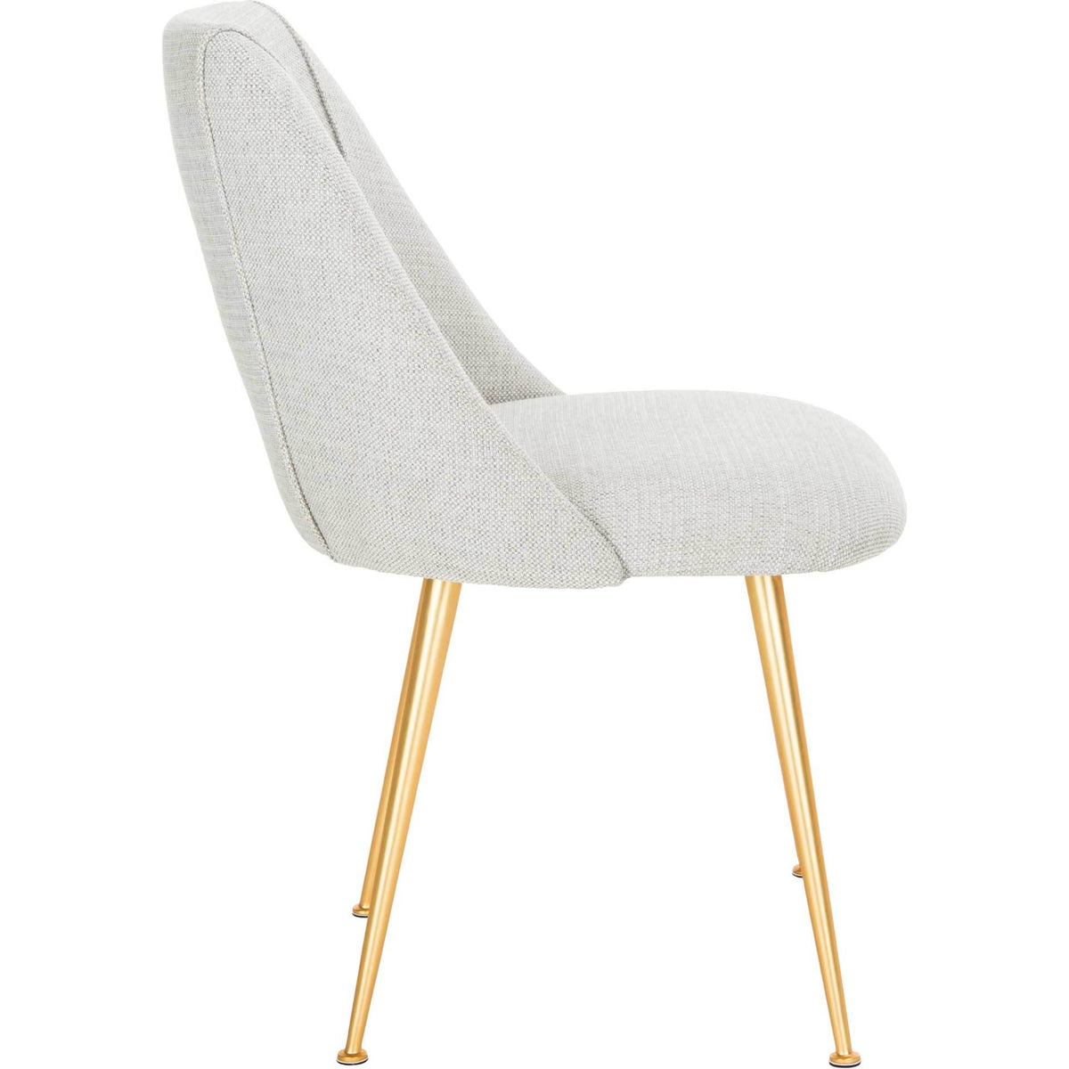 Forrest Side Chair Light Gray/Gold