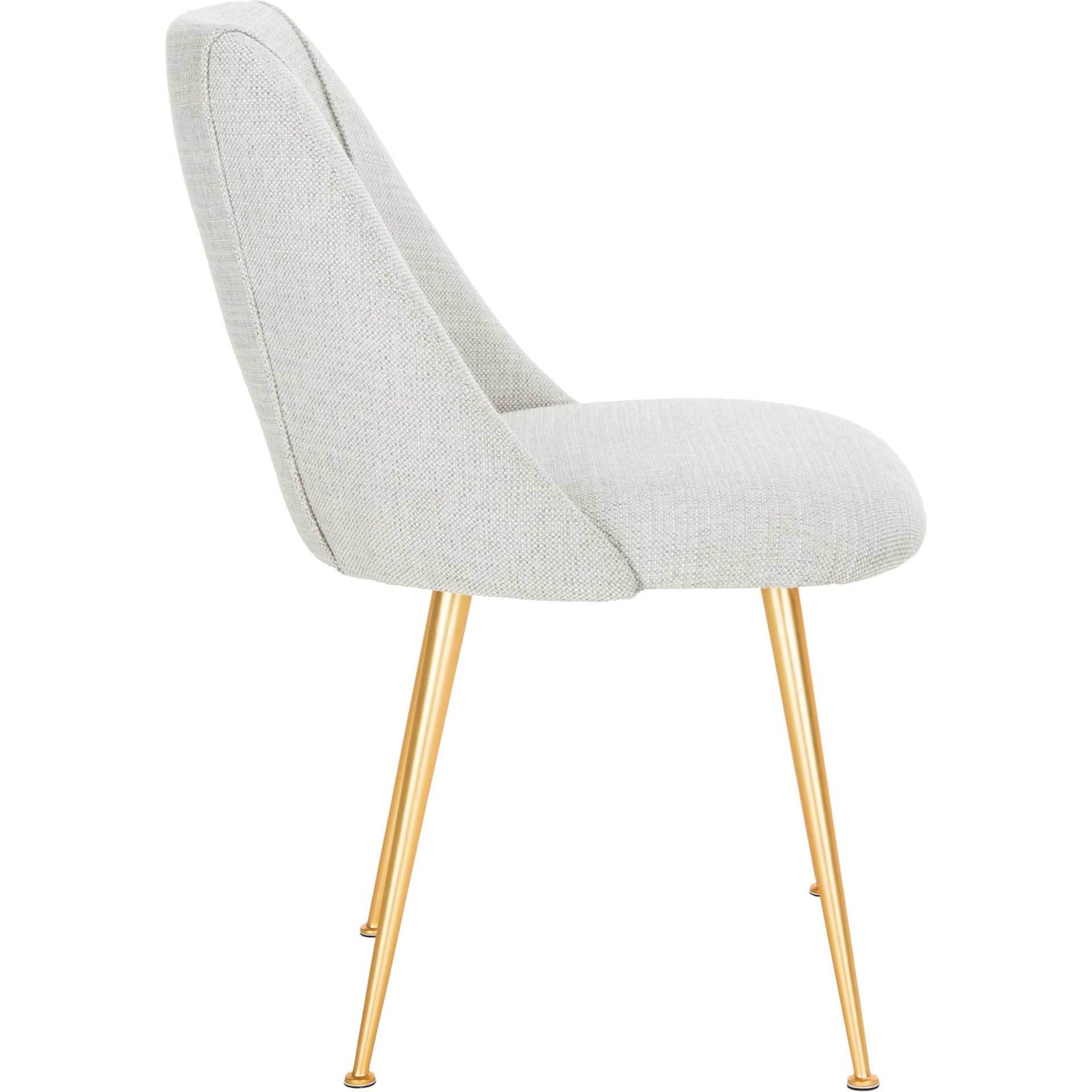 Forrest Side Chair Light Gray/Gold