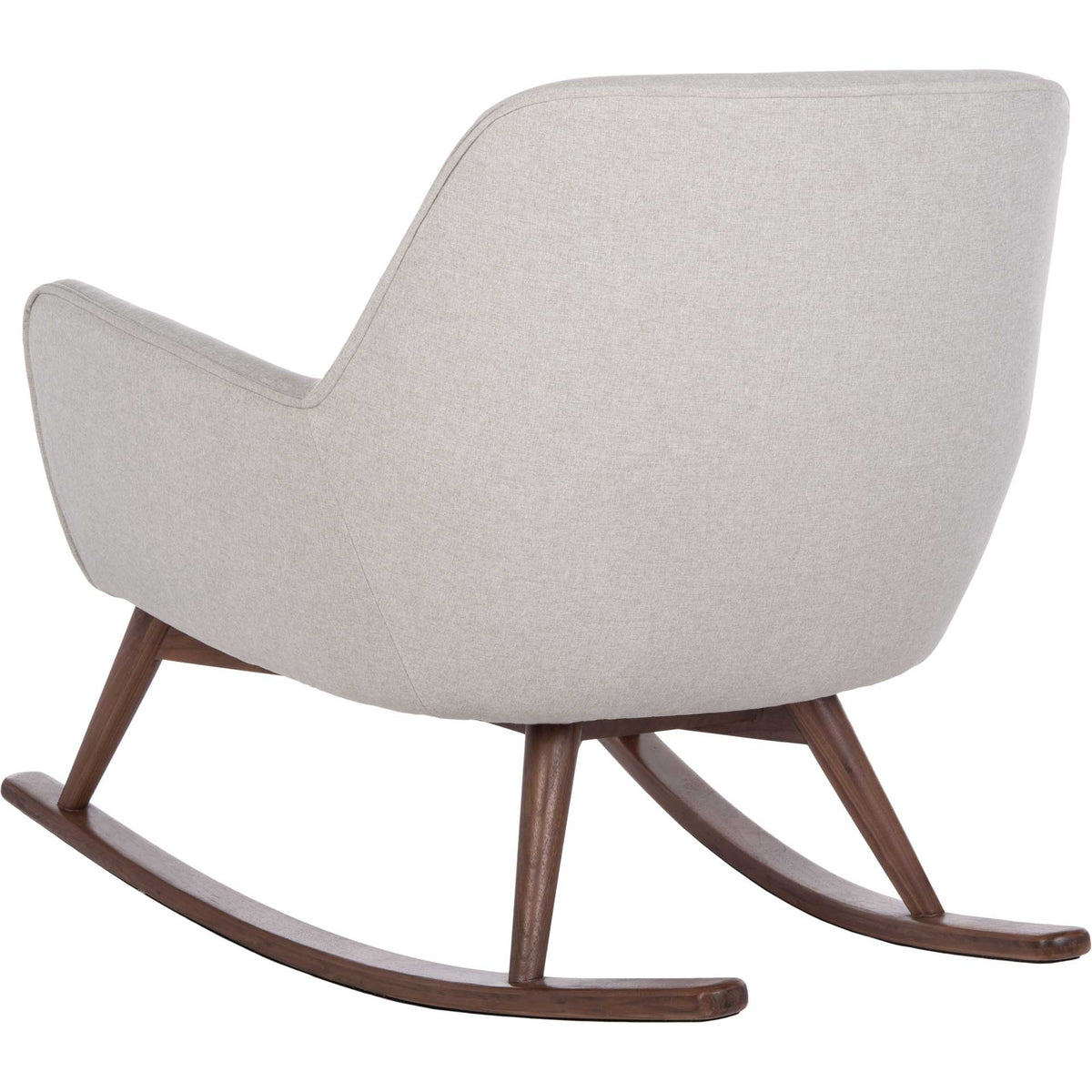 Marquis Mid-Century Rocking Chair Light Gray