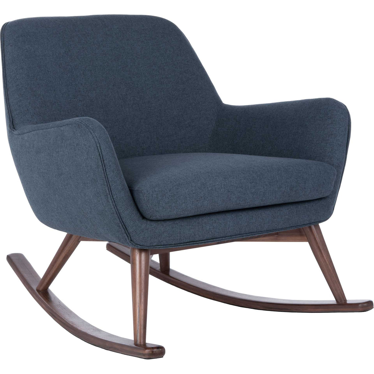 Marquis Mid-Century Rocking Chair Blue