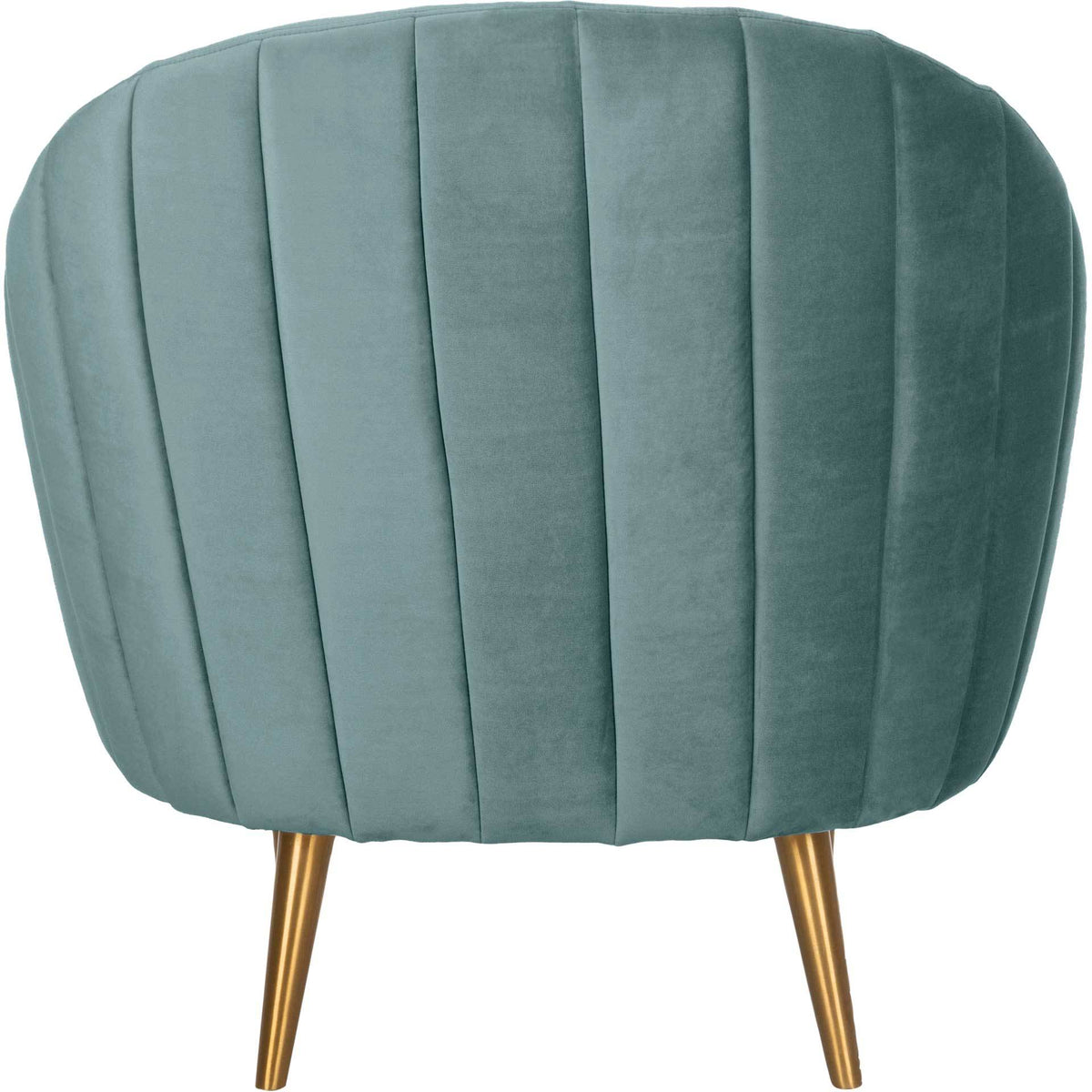 Raymond Channel Tufted Tub Chair Seafoam/Gold