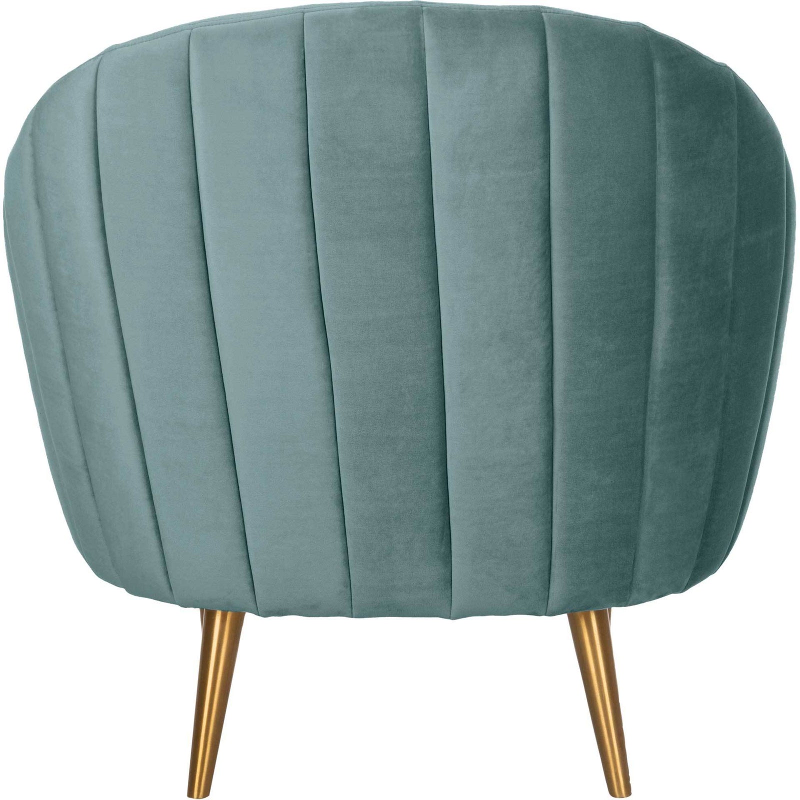 Raymond Channel Tufted Tub Chair Seafoam/Gold