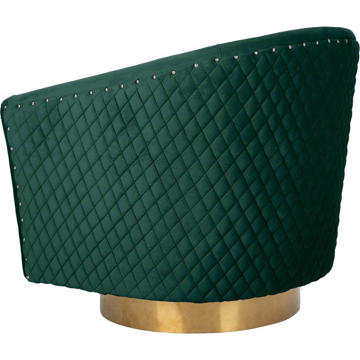 Clarissa Quilted Swivel Tub Chair