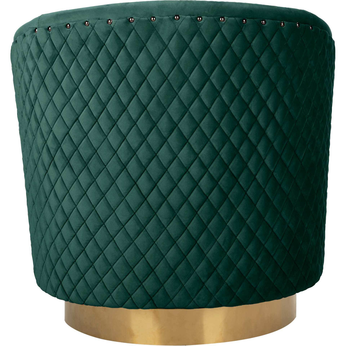 Clarissa Quilted Swivel Tub Chair