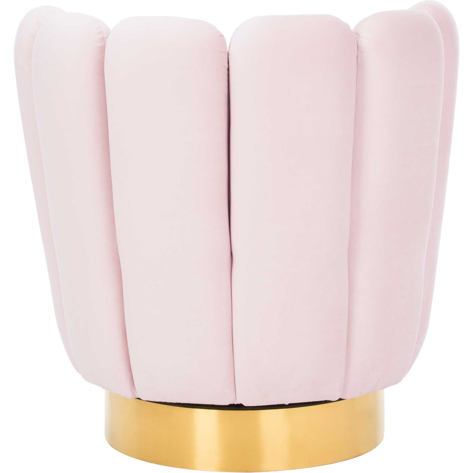 Arbor Channel Tufted Chair Light Pink