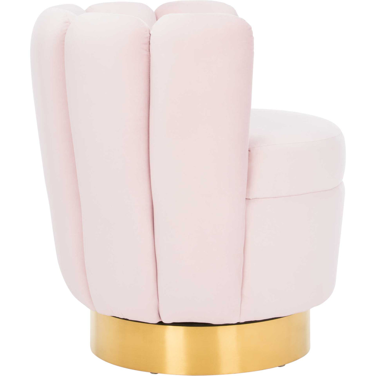 Arbor Channel Tufted Chair Light Pink