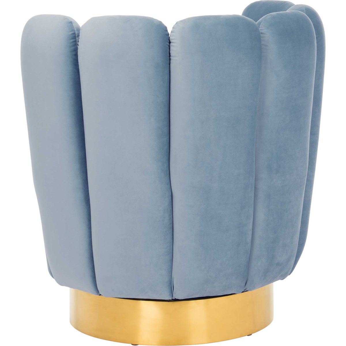 Arbor Channel Tufted Chair Light Blue