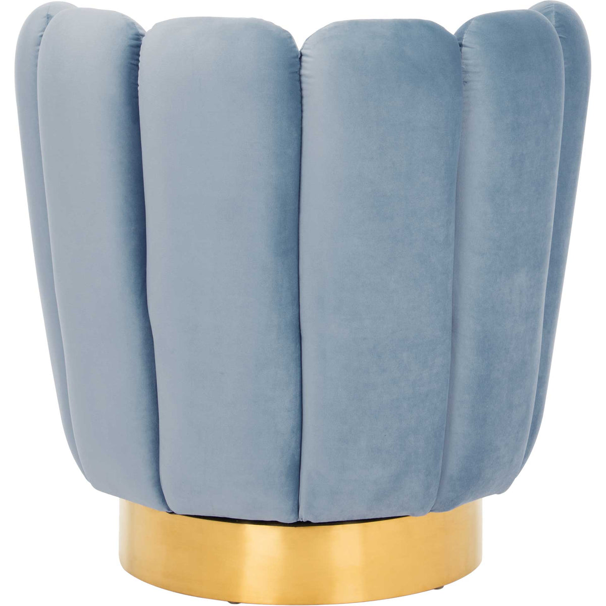 Arbor Channel Tufted Chair Light Blue