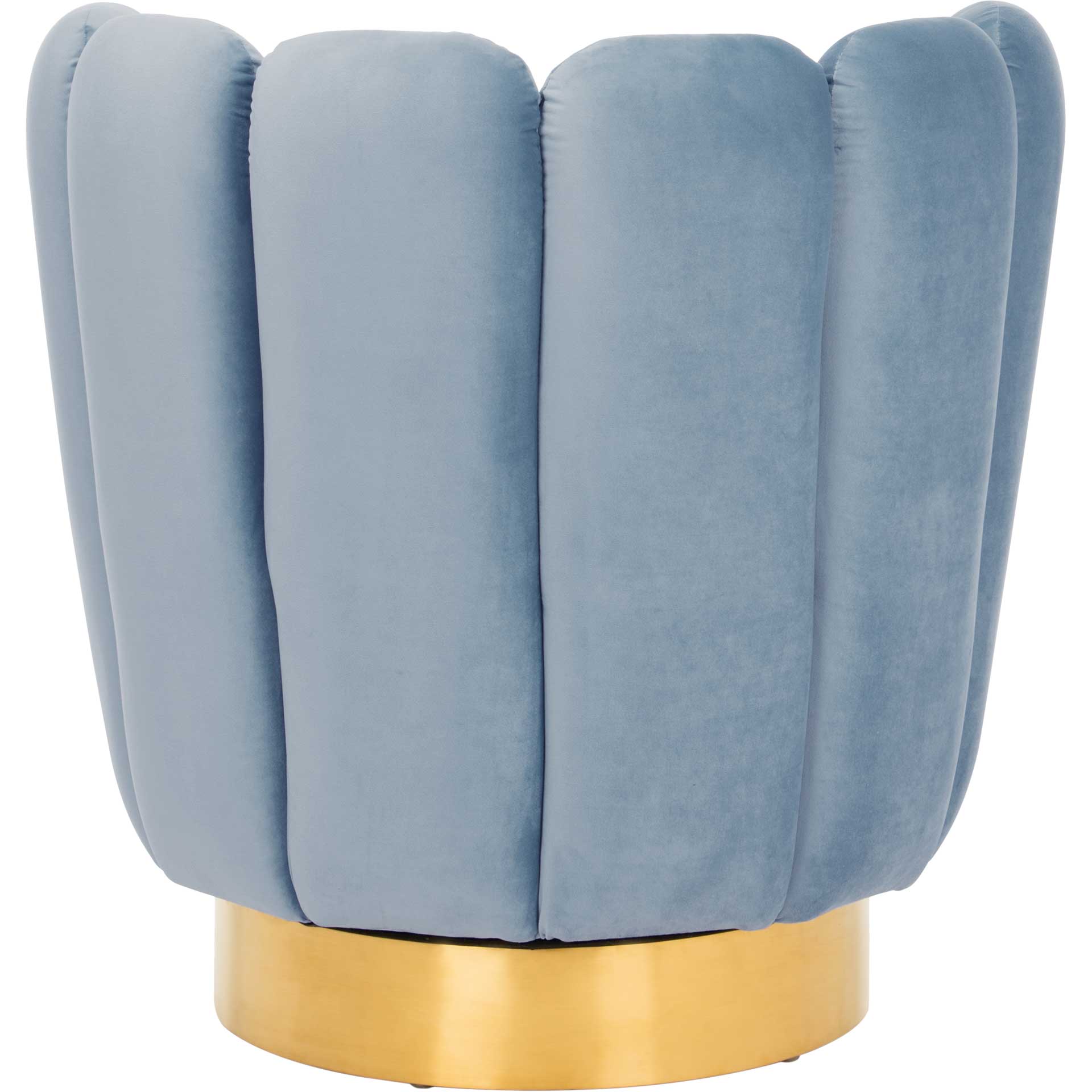 Arbor Channel Tufted Chair Light Blue