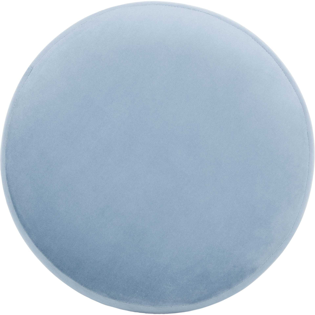 Skeat Gold Base Ottoman Light Blue